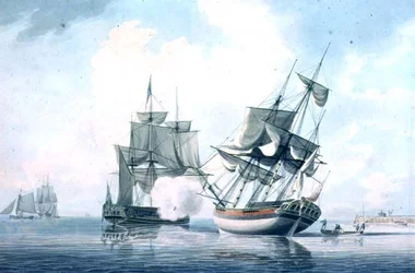 Scène de Mer, avec Navires